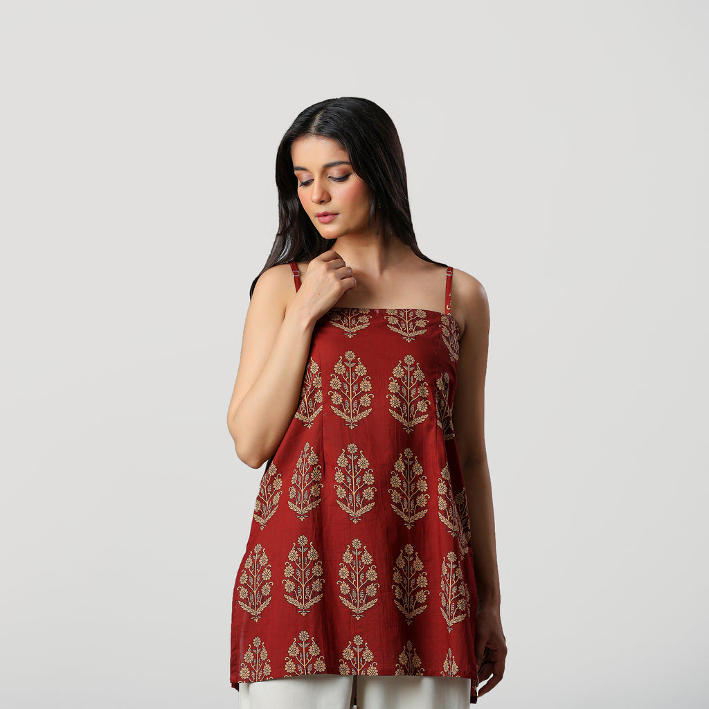 ISHA- THIN STRAP KURTI