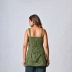 KAIRA - THE GREEEN STRAPS KURTI