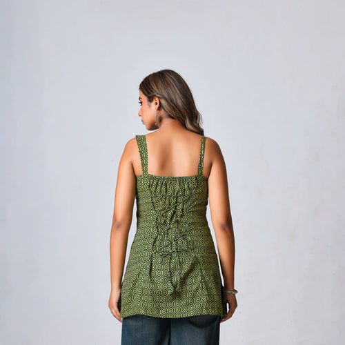 KAIRA - THE GREEEN STRAPS KURTI