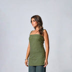 KAIRA - THE GREEEN STRAPS KURTI