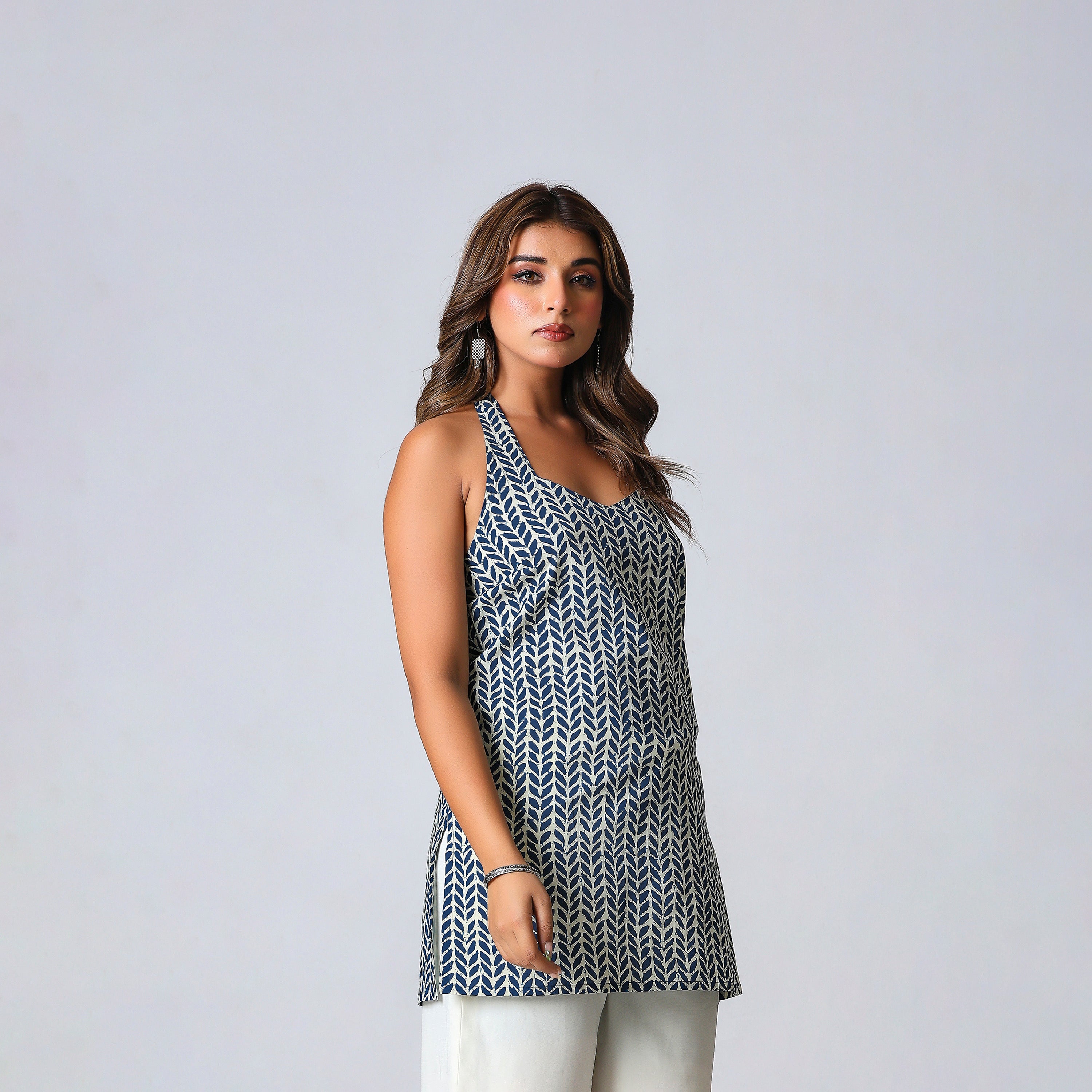 SIYA - HALTER NECK KURTI