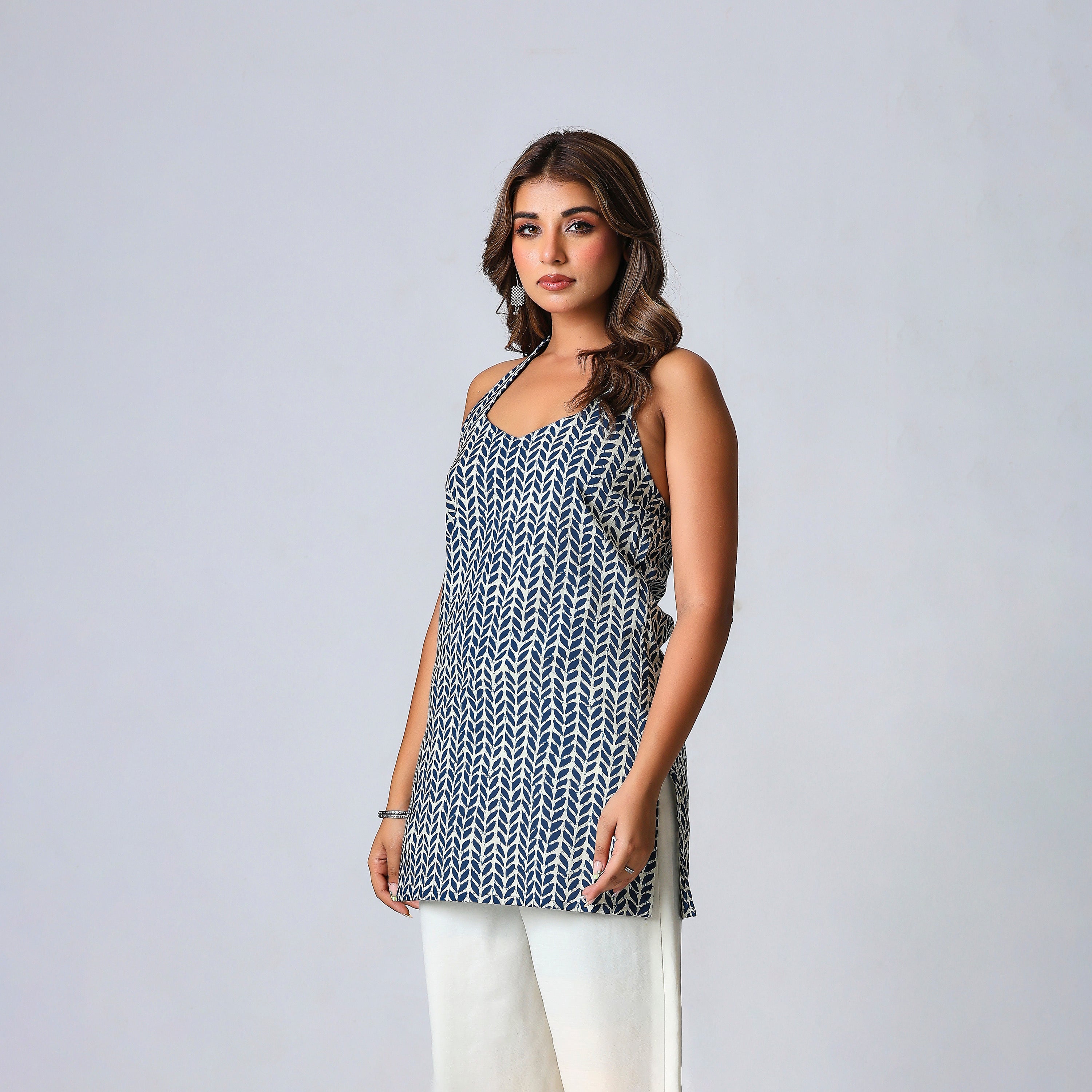 SIYA - HALTER NECK KURTI