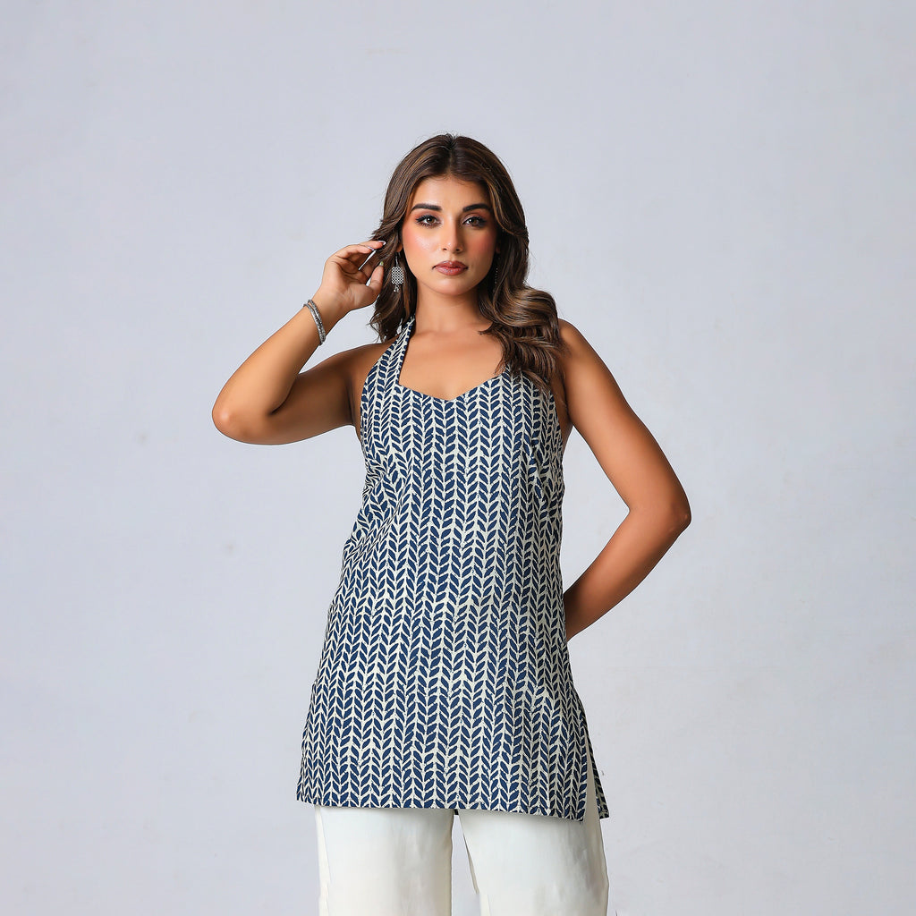 SIYA - HALTER NECK KURTI