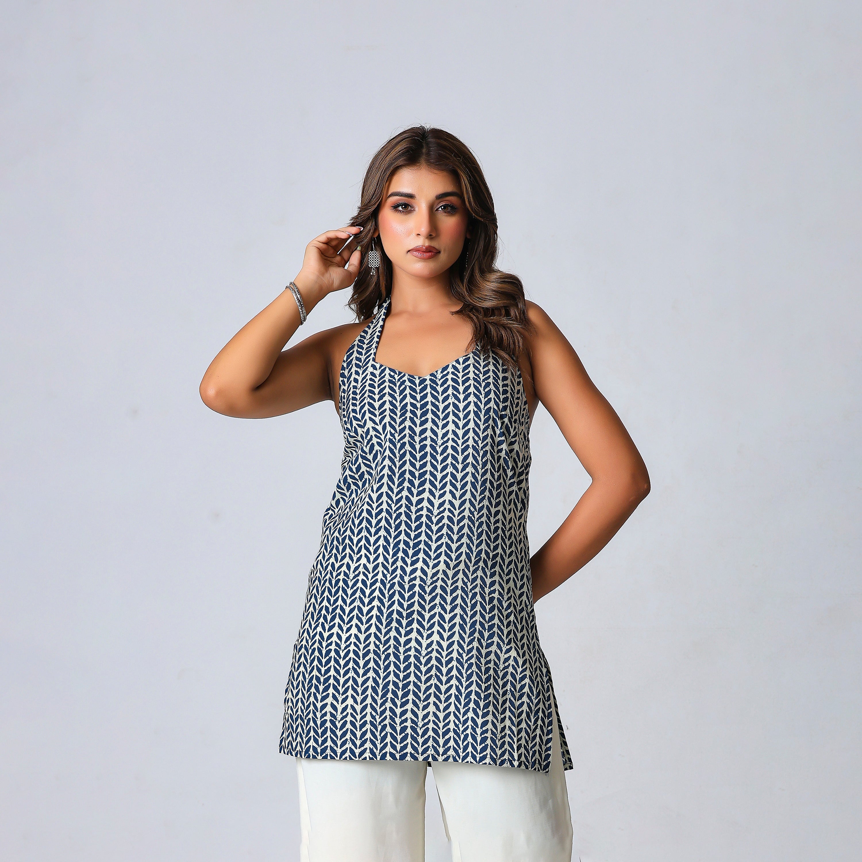 SIYA - HALTER NECK KURTI