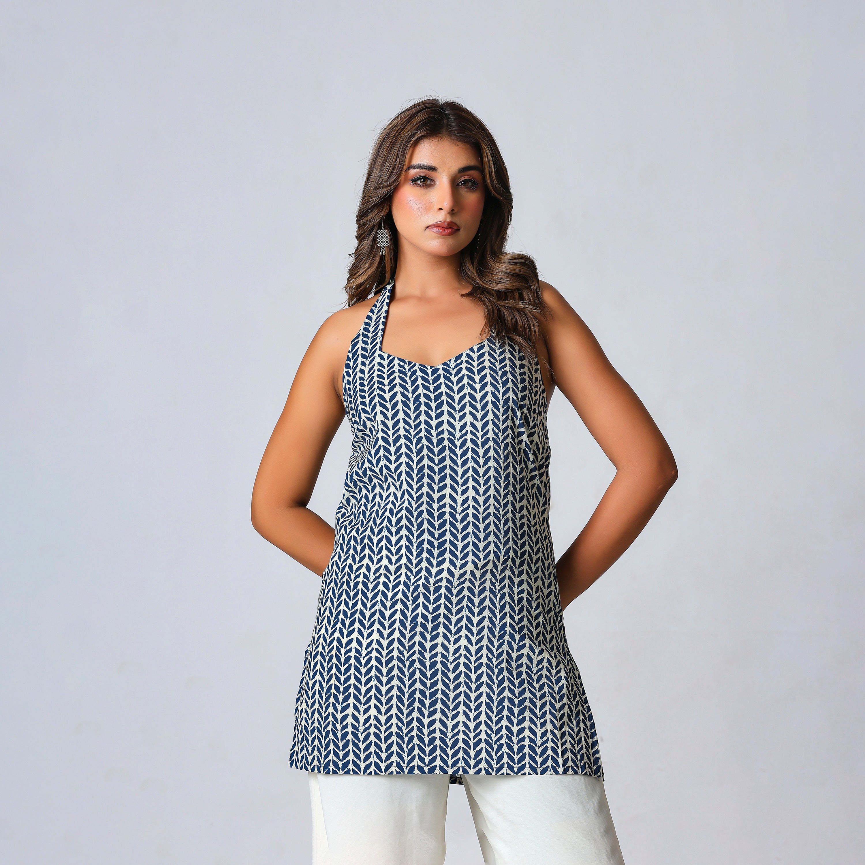 SIYA - HALTER NECK KURTI