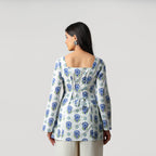 SHIFA- SQUARE NECK KURTI