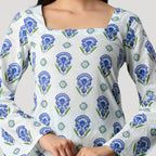 SHIFA- SQUARE NECK KURTI