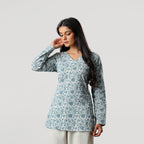 ZARA - V NECK KURTI