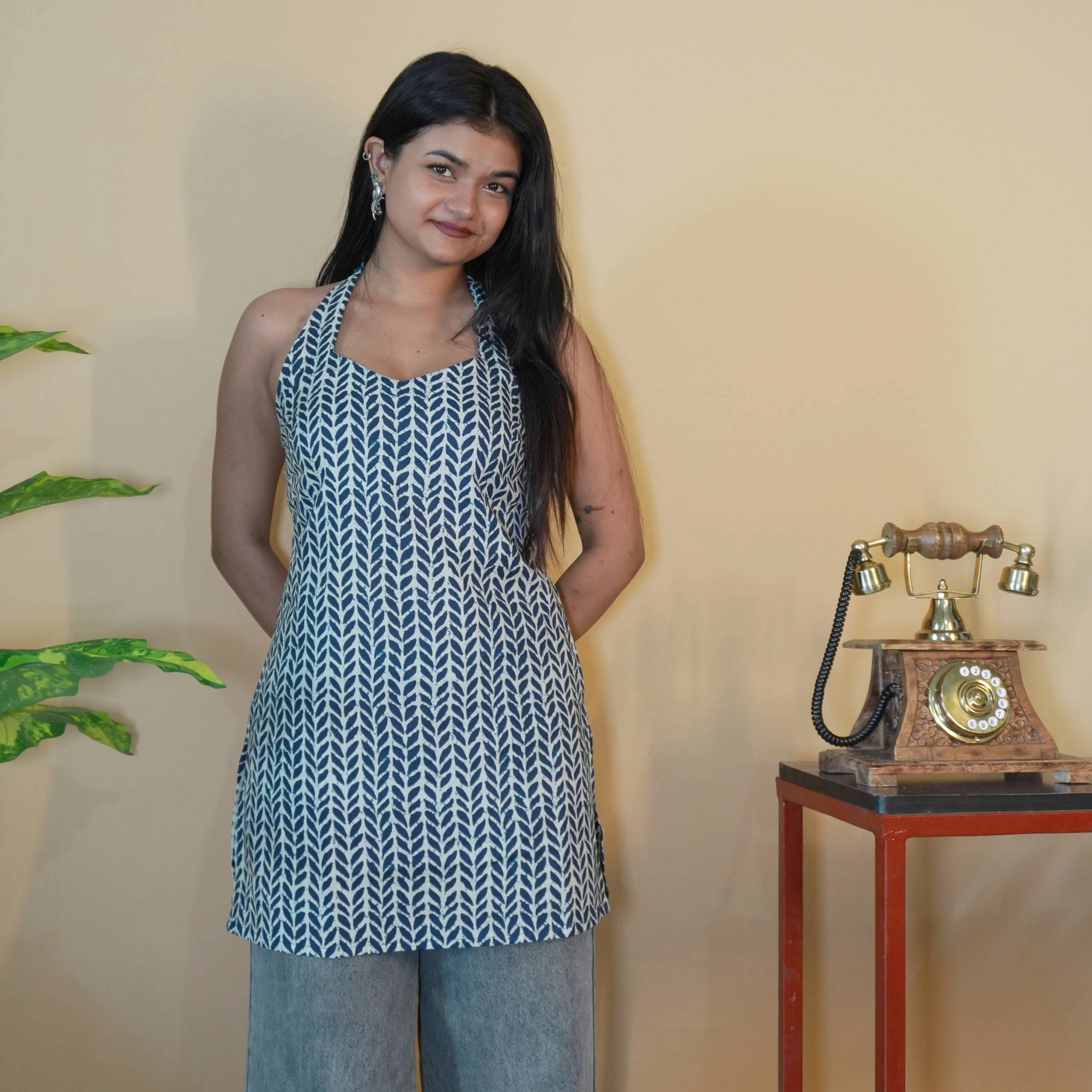 SIYA - THE HALTER NECK KURTI