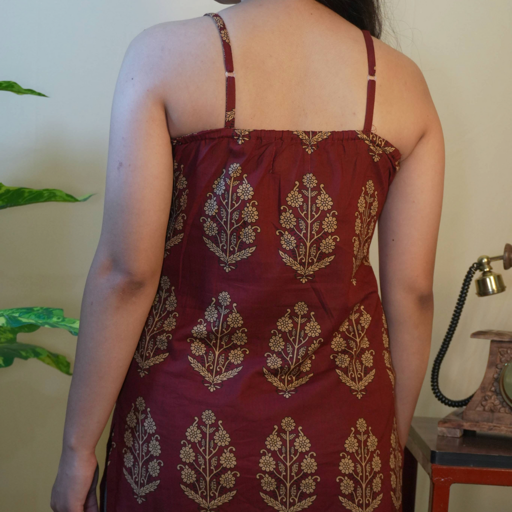 ISHA - THE ADJUSTABLE STRAPS KURTI