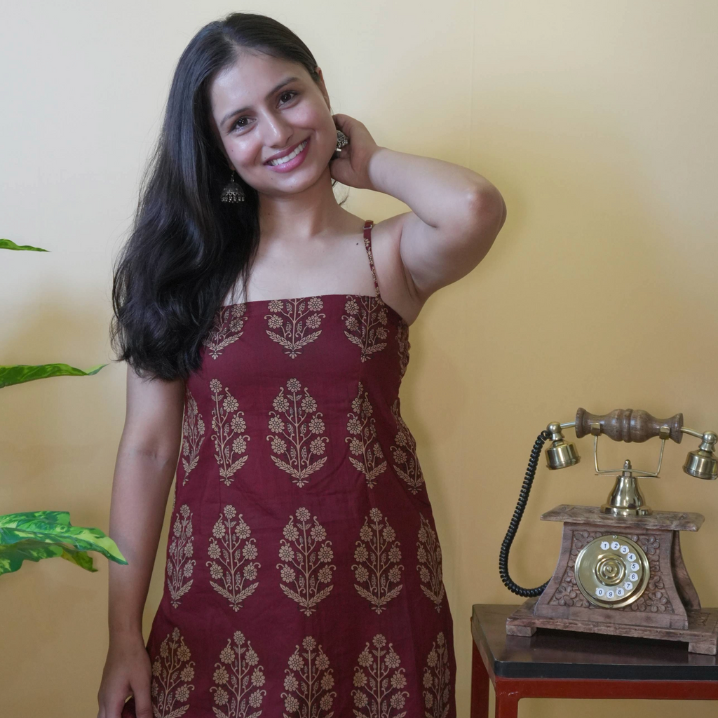 ISHA - THE ADJUSTABLE STRAPS KURTI