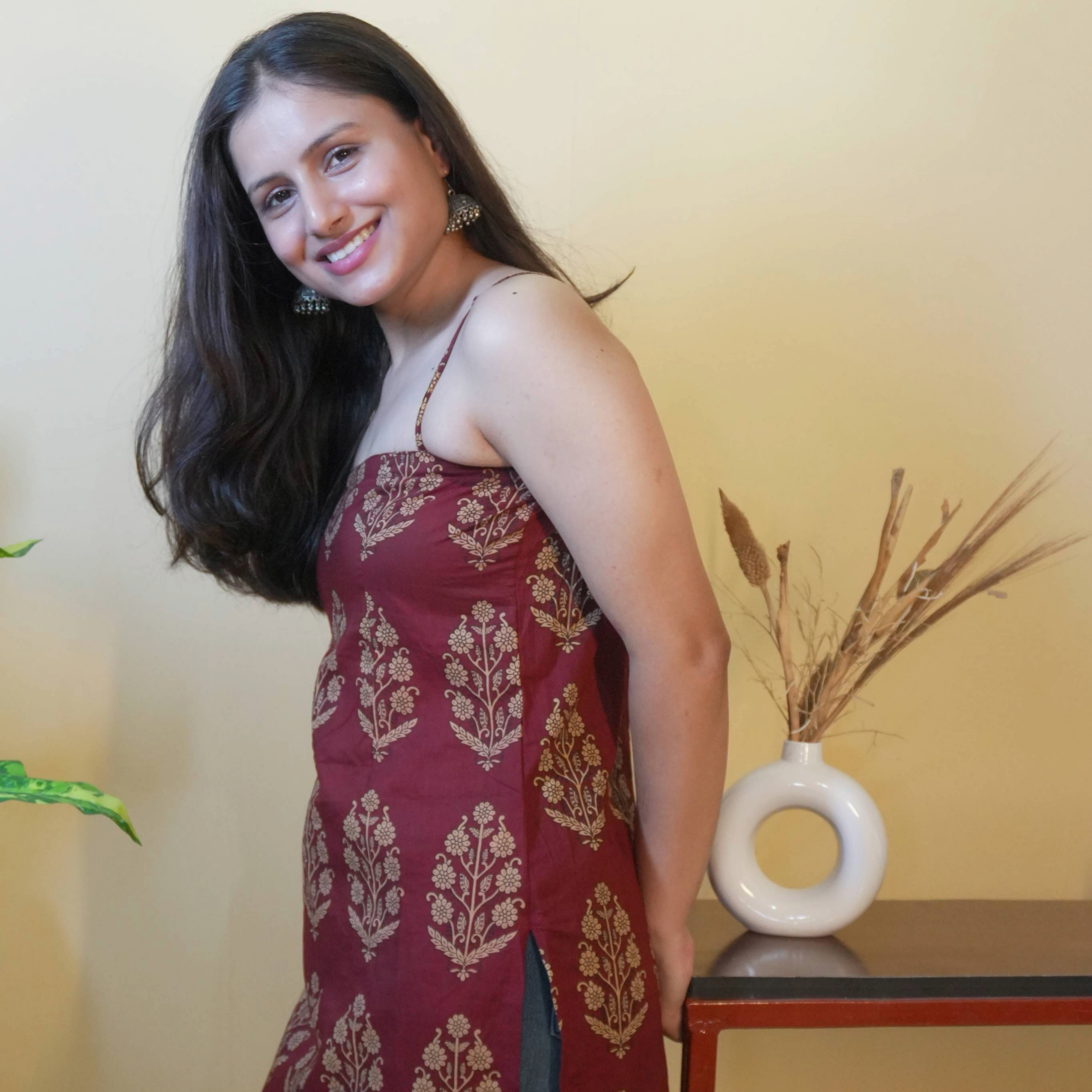 ISHA - THE ADJUSTABLE STRAPS KURTI