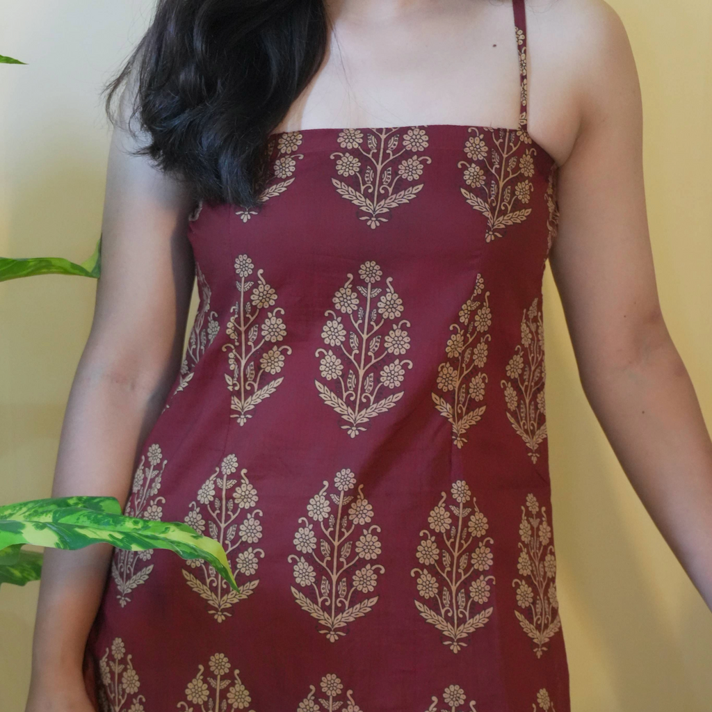 ISHA - THE ADJUSTABLE STRAPS KURTI