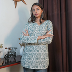 ZARA - THE V SHAPED NECKLINE KURTI
