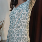 ZARA - THE V SHAPED NECKLINE KURTI
