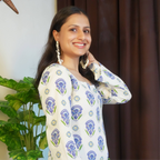 SHIFA - THE SQUARE NECK WHITE KURTI