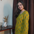 TANYA - THE SQUARE NECK BELL SLEEVES KURTI