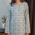 ZARA - THE V SHAPED NECKLINE KURTI